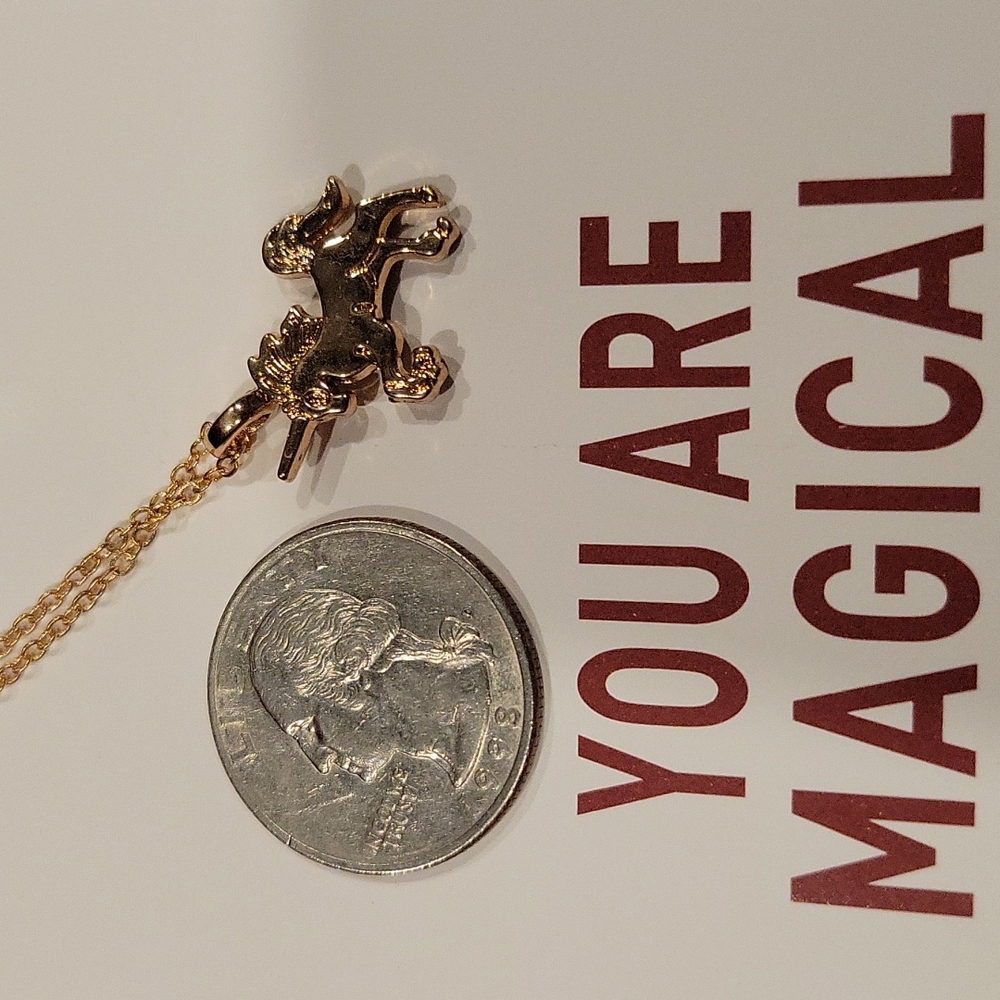"You are Magical" Unicorn Necklace - Picture 3 of 4